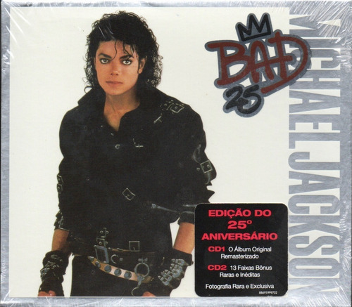 Michael Jackson Cd Duplo Bad 25 Novo Original Lacrado