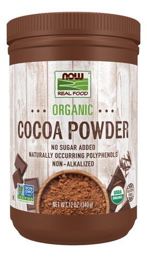 Now Foods - Cocoa En Polvo 340g