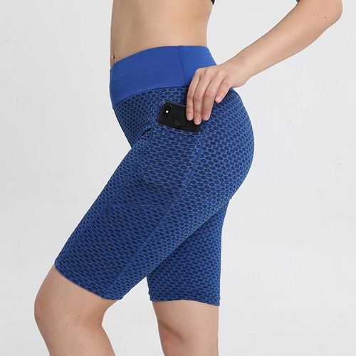 Pantalones Cortos Deportivos For Mujer Gym Yoga Running Con