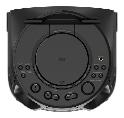 Imagen 1 de 3 de Minicomponente Sony Mhc-v13 Negro Con Bluetooth - 120v/240v