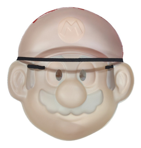 Imagen 2 de 3 de Mascara Careta Mario Bros Plastico Duro