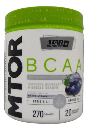 Mtor Bcaa 270gr - Star Nutrition - Aminos