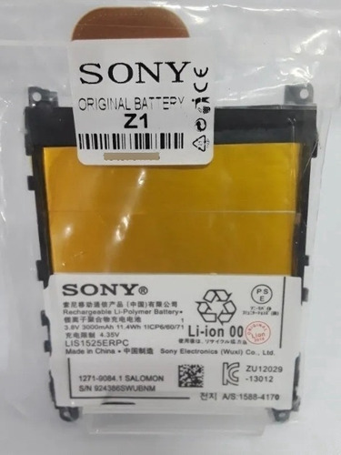 Bateria Pila Sony Xperia Z1 L39 C6902 C6903 C6906 Tienda