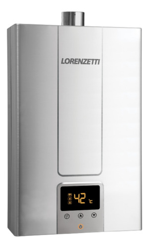 Aquecedor A Gás Lorenzetti Lz 1600 De I Inox 15 Litros Glp