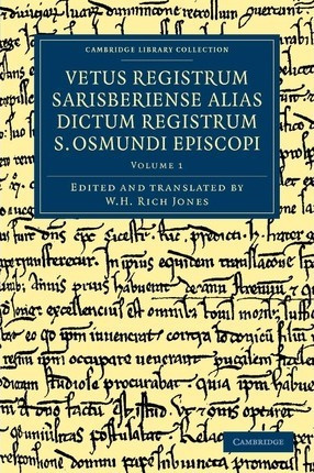 Libro Vetus Registrum Sarisberiense Alias Dictum Registru...