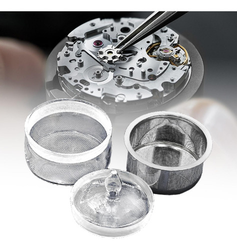 Kit De Reparación De Relojes Con Recipiente De Red Para