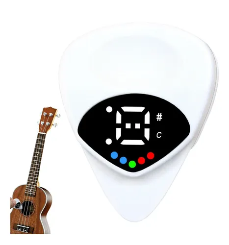 comprar Guitar Tuner And Guitar Pick 2 In 1, 0.6mm, Led Guitar Pick