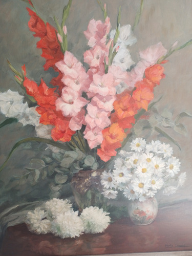Cuadro Al Oleo De La Pintora Arg Marta Lozano(80×90)firmado. (Usado)