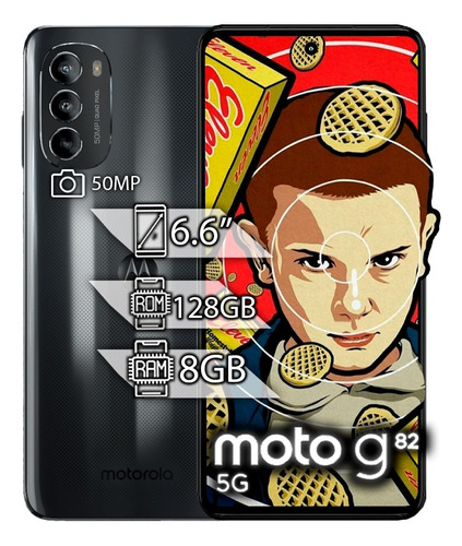 Celular Moto G82 5g Dual Sim 128gb 8gb Ram 120hz + Kit (Reacondicionado)