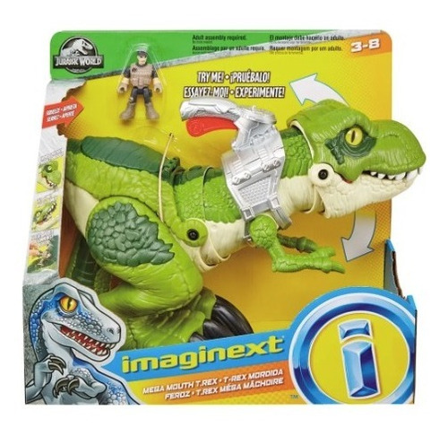 Imaginext Jurassic World T-rex Mega Mordida 60cm