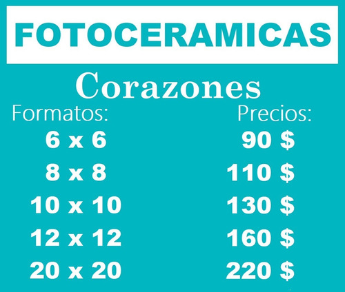 Imagen 7 de 8 de Fotoceramicas - El Mejor Regalo Para Tu Ser Querido