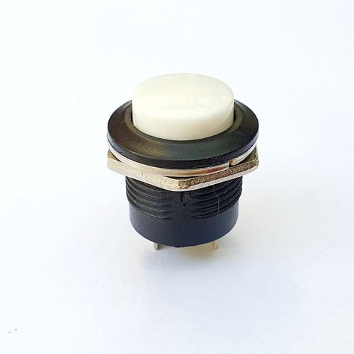 10-chave Botão Push Button R13-507 Sem Trava N.a Branca