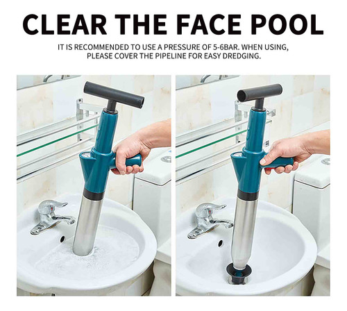 Desatascador Z Para Baño, Potente Desatascador, Hi 2006