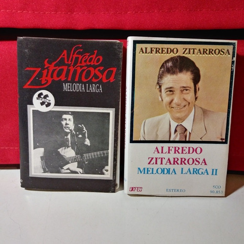 Lote Alfredo Zitarrosa Melodia Larga 1 Y 2 Casete Orfeo 1 Ed
