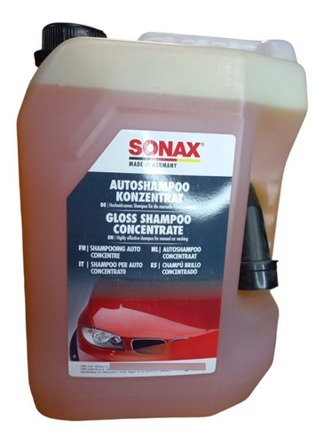 Gloss Shampoo Concéntrate 5 L Sonax