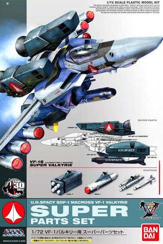 Macross Robotech Super Parts Set Para Kit Vf-1 1/72 Bandai