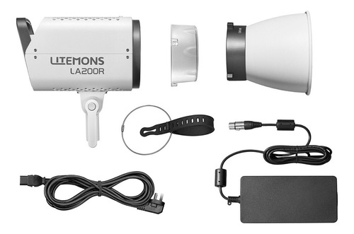 Lámpara Led Godox Litemons La200r Rgb Con Estuche Estructura Blanco