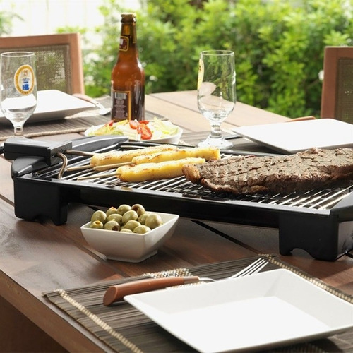 Churrasqueira Elétrica Portátil 1800w Preta 4513 Fischer