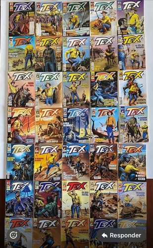 Revista/gibi Tex Coleção Reedição Em Ordem Cronológica (Usado)