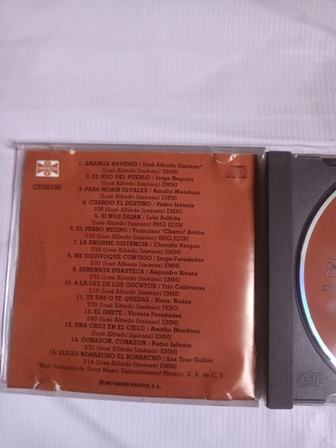 Jose Alfredo Jimenez Su Inspiración Su Voz Disco Compacto Or (Usado)