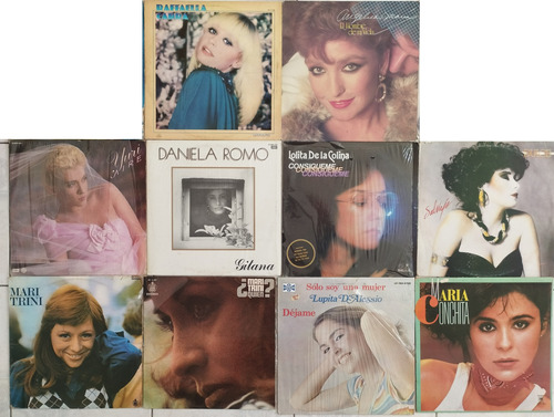 Mujeres En Españo Lote De 20 Discos De Vinilo -precio X Todo