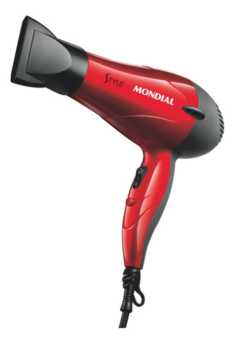 Secador De Cabelos Style Sc-11 1200w Vermelho Mondial 220v