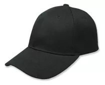 Comprar Gorras Negras Unicolor Para Bordar Acrílicas Cierre Mágico