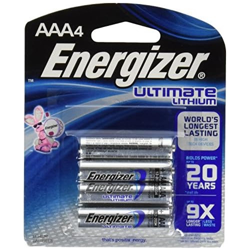 Energizer L92 Ultimate Lithium 4 Aaa Tarjeta