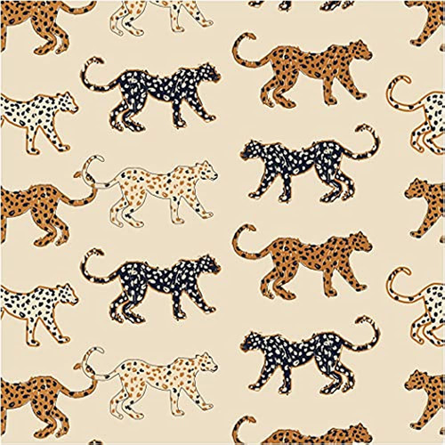 Unigoos Fondo Beige Leopardos Peel And Stick Wallpaper Papel