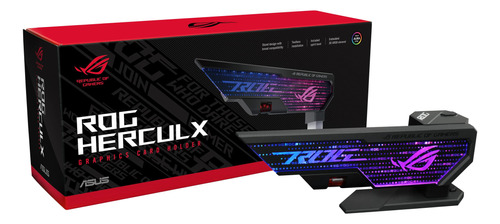 Asus Rog Herculx - Soporte Para Tarjeta Gráfica Antifatiga.