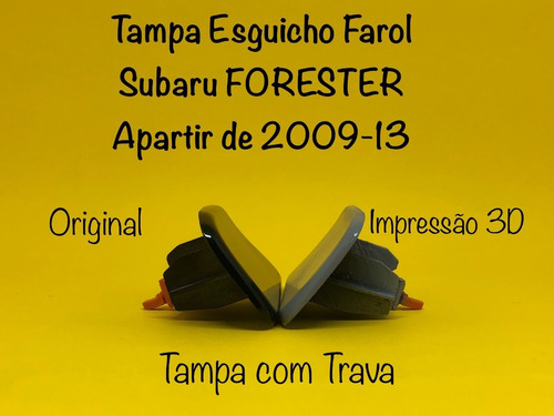 Imagem 6 de 6 de Com Trava Tampa Lavador Farol Subaru Forester 09 - 13