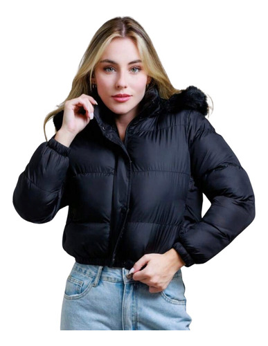 Jaqueta Curta Feminina Puffer Forrada Premium Bobojaco Moda 