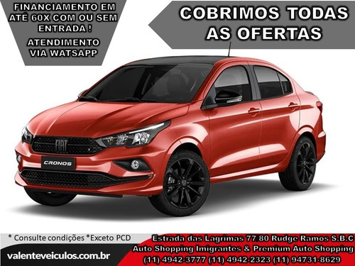 Fiat Cronos 1.8 Hgt (aut) (flex) 2021 *todas As Cores*