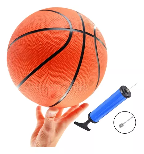 Kit Bola de Basquete n7 + Bomba de Ar Manual - Shop VR