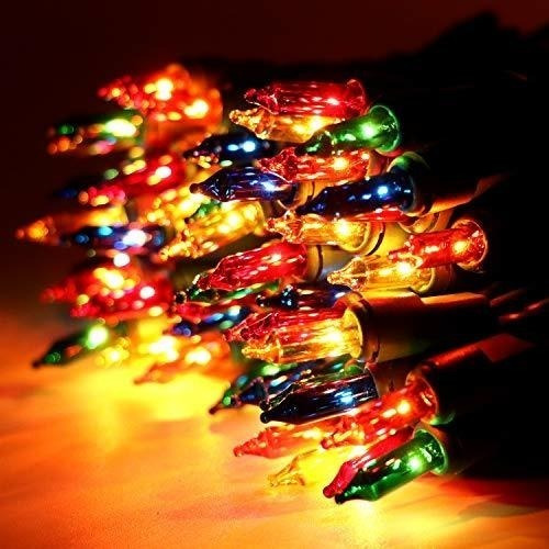 Juego De 3 Luces Navideñas Multicolores De 100 Unidades    