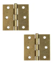 Comprar Bisaga Puerta Madera Latonada Carpintero 3x3 PuLG Par
