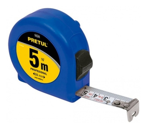 Cinta Metrica 5 Metros 19mm Truper Mm Y Pulgadas Con Freno