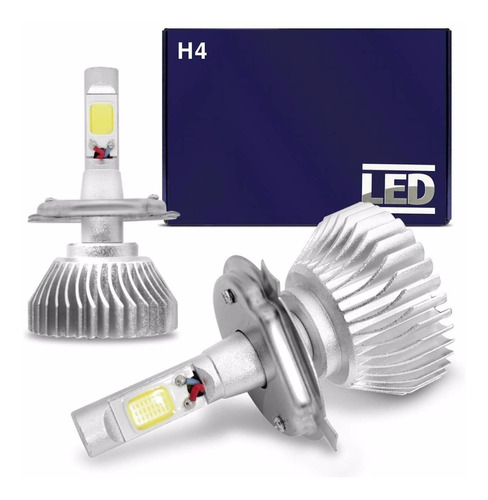 Kit Super Led H4 6000k Branca 12v E 24v 30/35w