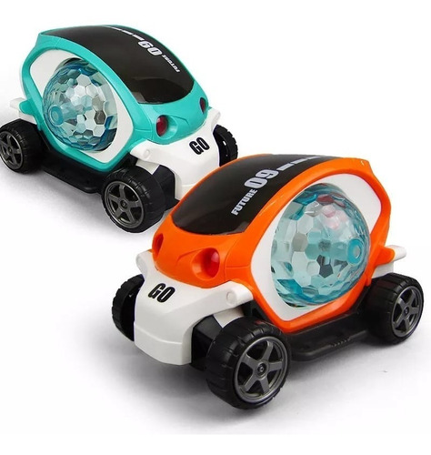 Juguete Auto Luz Led Rgb Sonido Carrito Juguete 360 Niño