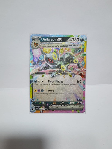 Tarjeta Carta Pokemon Umbreon Vmax Luna Prismatic Evolution