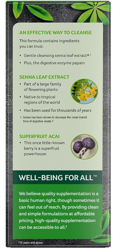 Purely Inspired 7 Day Cleanse Hoja De Sen 42 Caps Sabor Sin Sabor