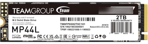 Unidad De Estado Solido Ssd Team Group Mp44l Nvme 2tb M.2
