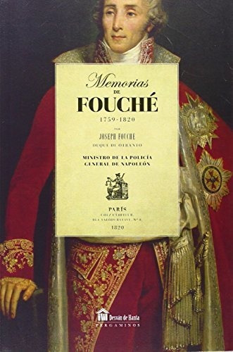 Libro Memorias De Fouché (1759 - 1820) - Nuevo