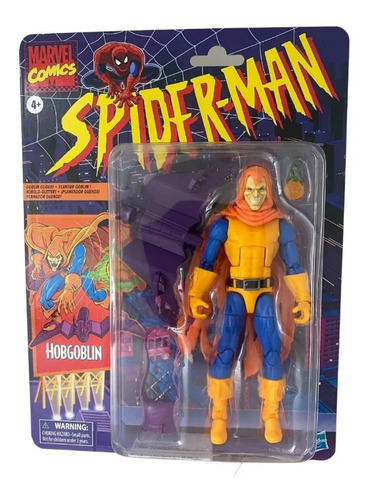 Marvel Legends Retro Spiderman Hombre Araña Hobgoblin