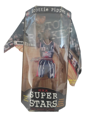 Scottie Pippen Rockets Super Stars Nba Basquetbol Vintage