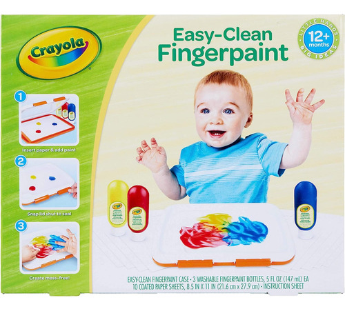 Crayola Lavable Con La Estación De Pintura Con Los Dedos, Me