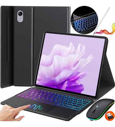 Wang Funda Teclado Mouse Lápiz P/huawei Matepad 11.5in 2023