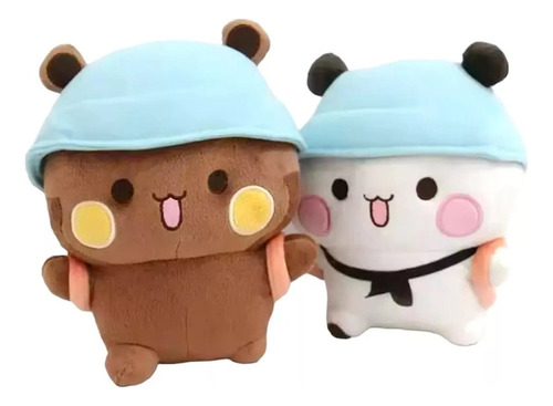 Ositos Osos De Peluche Bubu Dudu Pandas Con 4 Llaveros Kawai