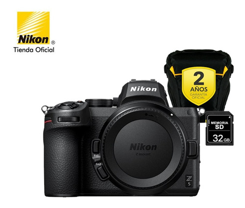 Imagen 1 de 7 de Nikon  Z5 Sin Espejo Negro  Solo Cuerpo +sd + Est