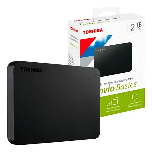 comprar Disco Duro Externo 2 Tb, Usb 3.0, 2.5 , Toshiba Canvio Basic